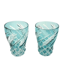 Load image into Gallery viewer, Wheat Lightest Teal Bell-shaped Tumbler Slightly Imperfect - Pair