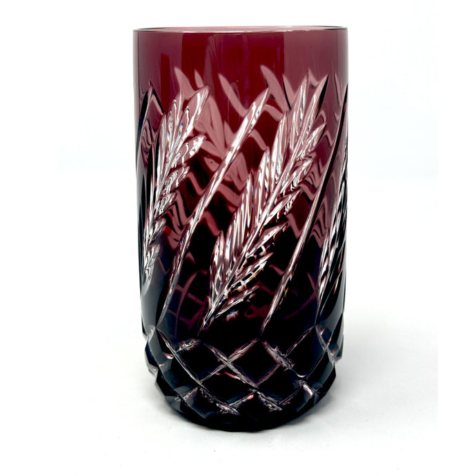 Amethyst Purple Wheat Stemless Champagne Glass - Slightly imperfect