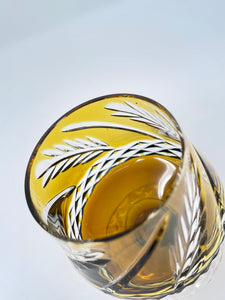 Amber Wheat Brandy Glass