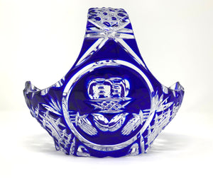 Blue Claddagh Basket